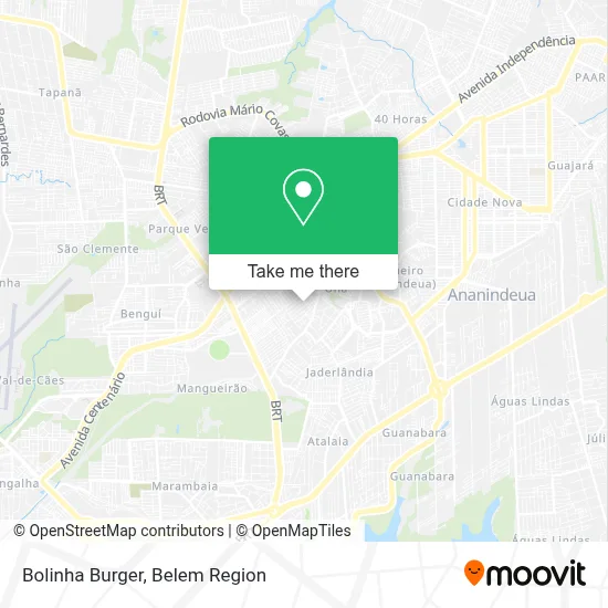 Bolinha Burger map
