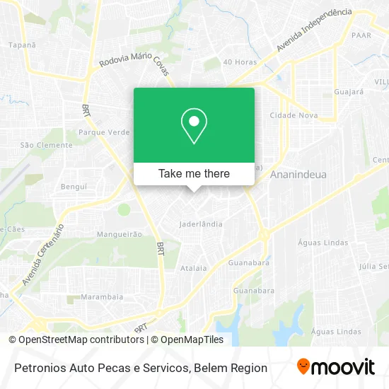 Petronios Auto Pecas e Servicos map