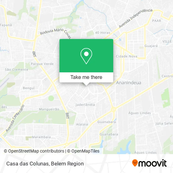 Casa das Colunas map