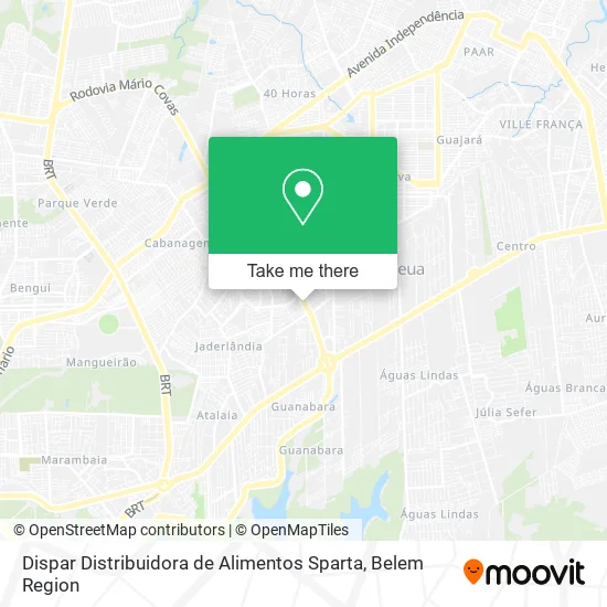 Dispar Distribuidora de Alimentos Sparta map
