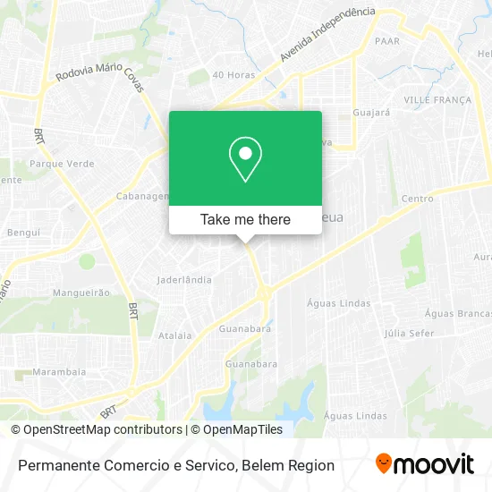 Permanente Comercio e Servico map