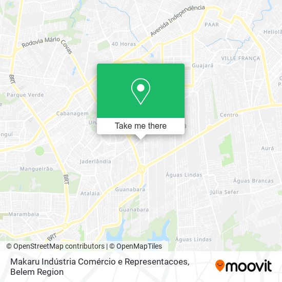 Mapa Makaru Indústria Comércio e Representacoes