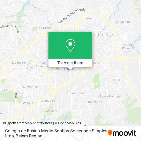 Colegio de Ensino Medio Sophos Sociedade Simples Ltda map