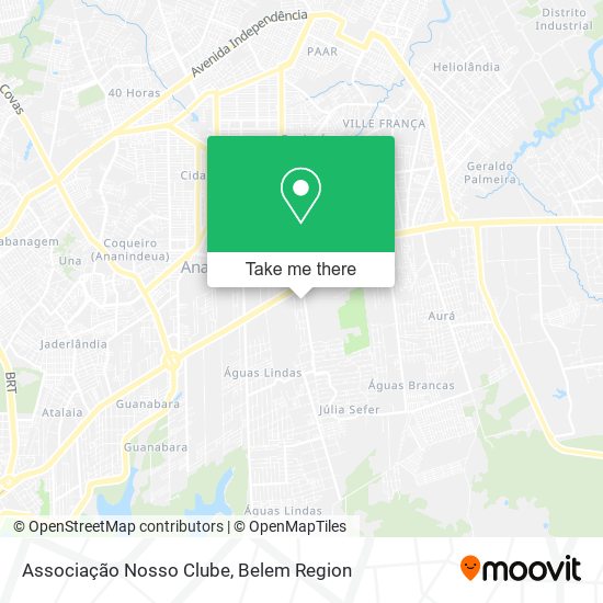 Mapa Associação Nosso Clube