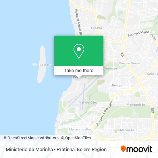 Ministério da Marinha - Pratinha map