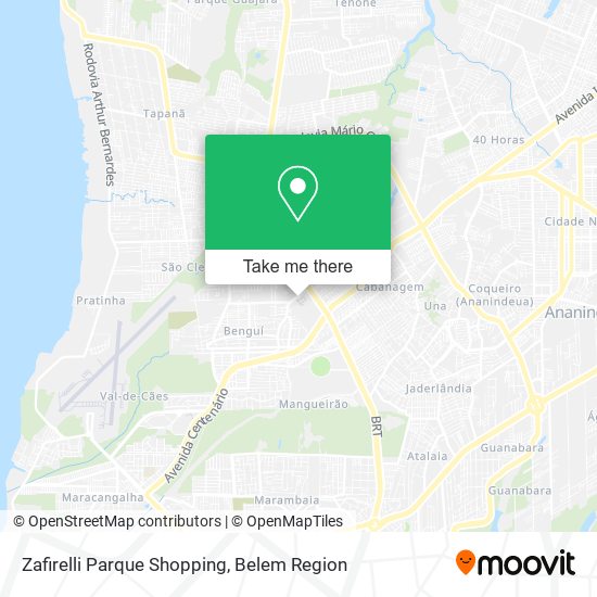 Zafirelli Parque Shopping map