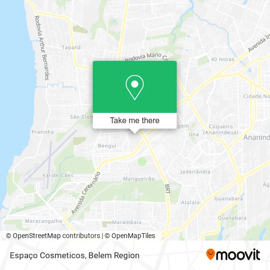 Espaço Cosmeticos map