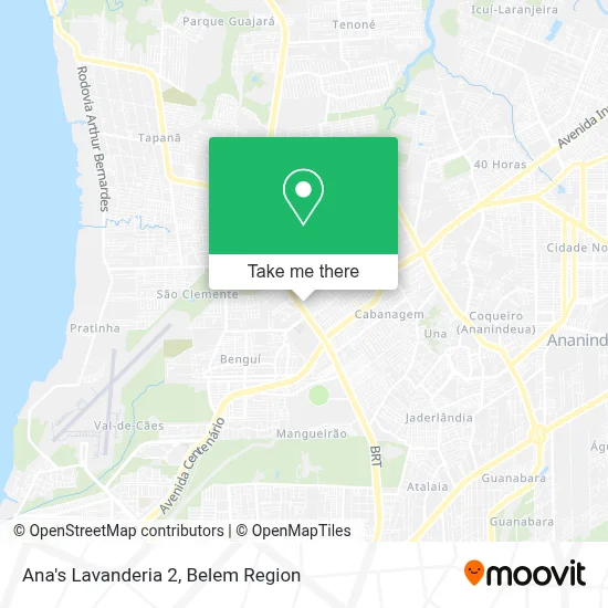 Ana's Lavanderia 2 map