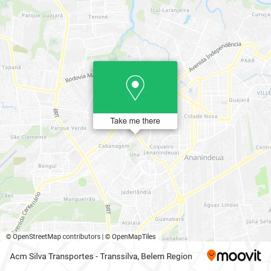 Acm Silva Transportes - Transsilva map