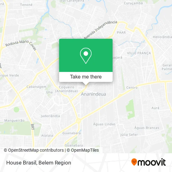 House Brasil map
