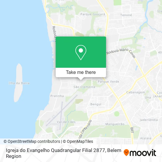 Igreja do Evangelho Quadrangular Filial 2877 map