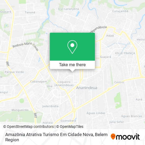 Amazônia Atrativa Turismo Em Cidade Nova map