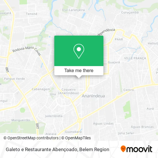 Galeto e Restaurante Abençoado map