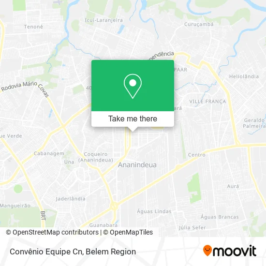 Convênio Equipe Cn map