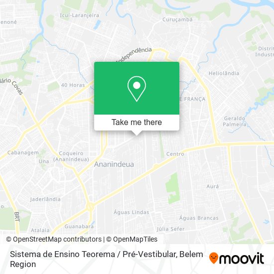 Sistema de Ensino Teorema / Pré-Vestibular map