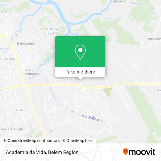 Academia da Vida map