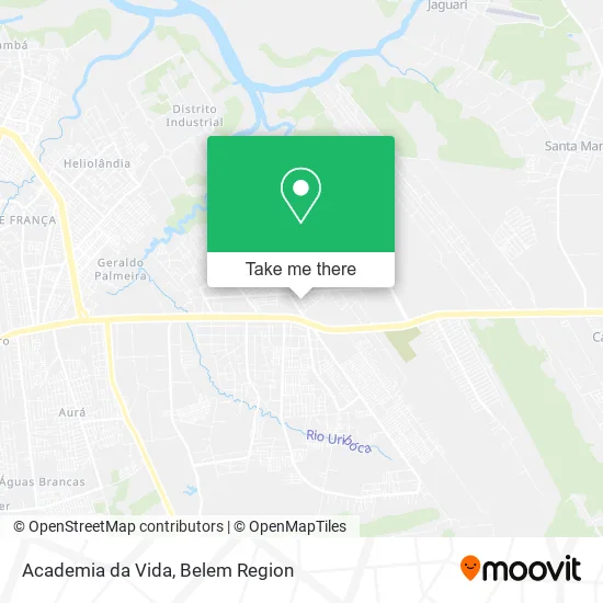 Academia da Vida map