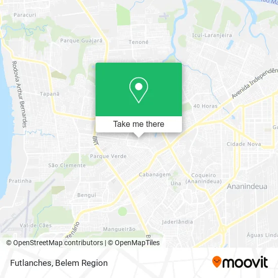 Futlanches map
