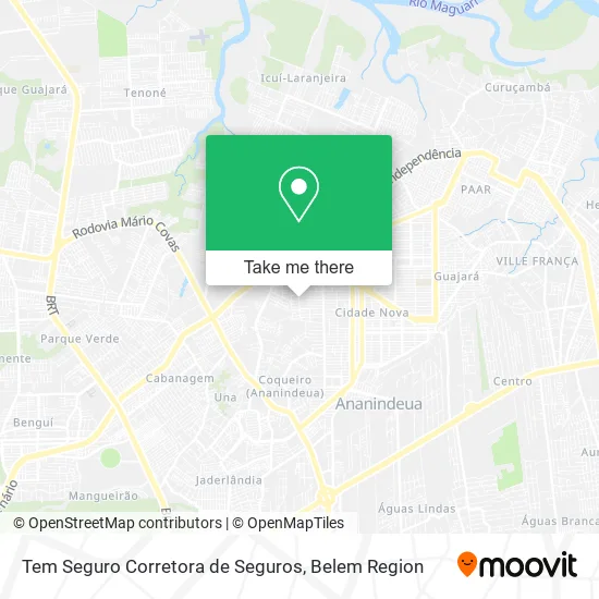 Tem Seguro Corretora de Seguros map