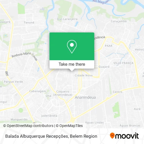 Balada Albuquerque Recepções map