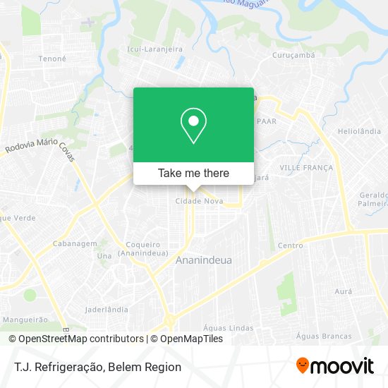 T.J. Refrigeração map
