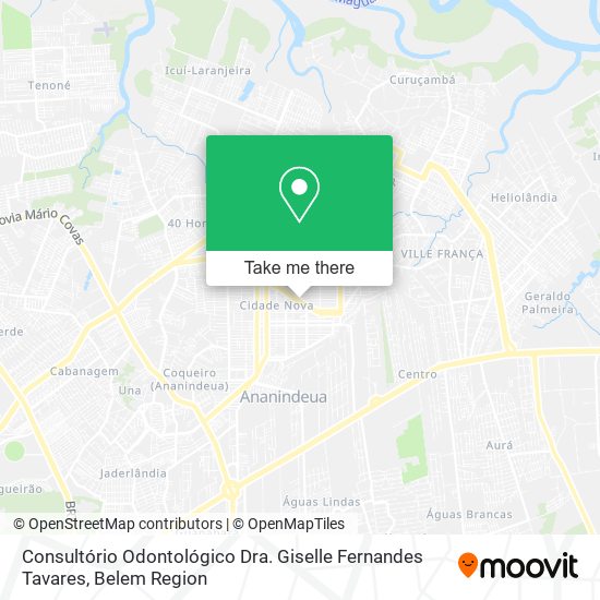 Consultório Odontológico Dra. Giselle Fernandes Tavares map