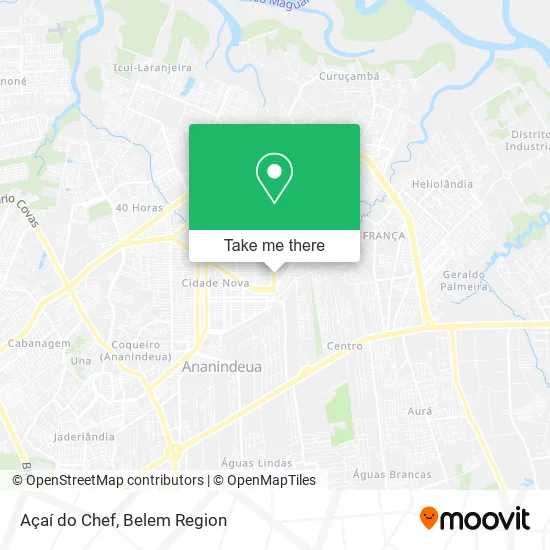 Açaí do Chef map