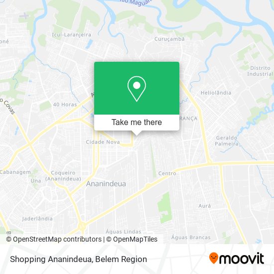 Shopping Ananindeua map