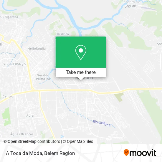 A Toca da Moda map