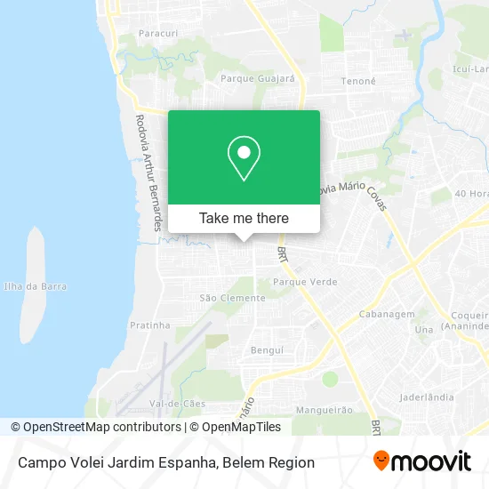 Campo Volei Jardim Espanha map