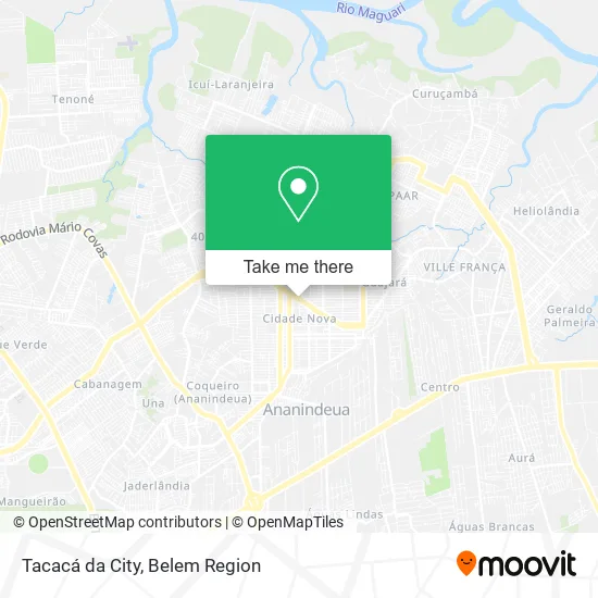 Tacacá da City map