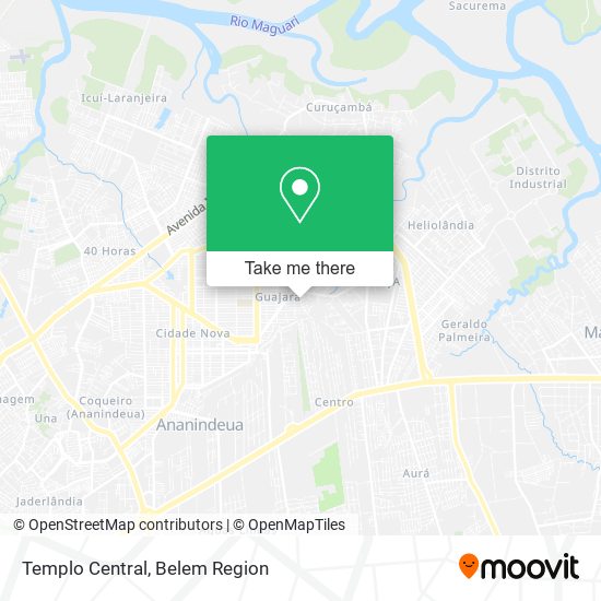 Templo Central map