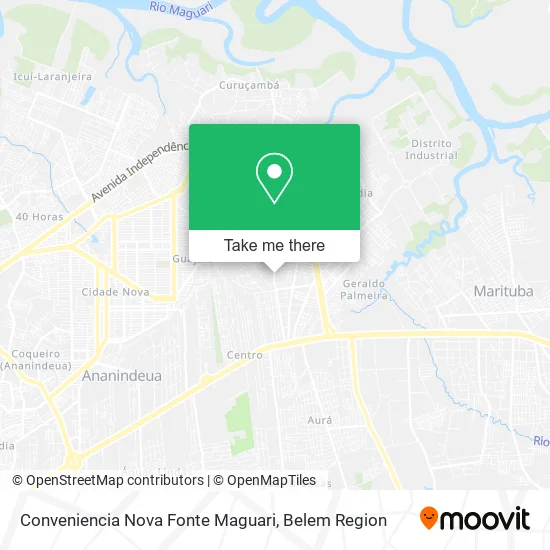 Conveniencia Nova Fonte Maguari map