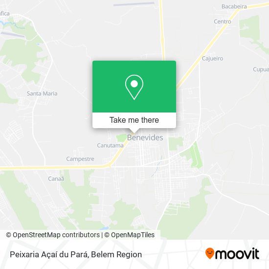 Peixaria Açaí du Pará map