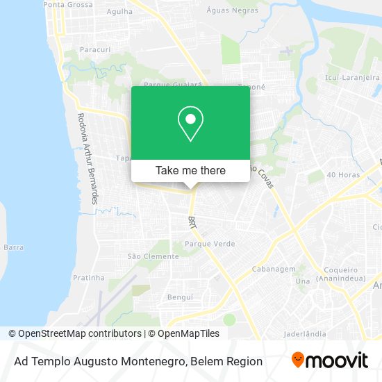 Ad Templo Augusto Montenegro map