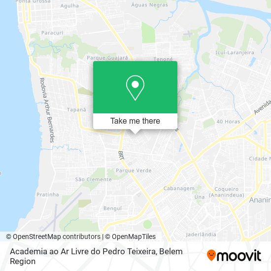 Academia ao Ar Livre do Pedro Teixeira map