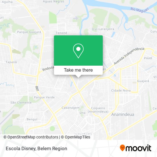 Escola Disney map