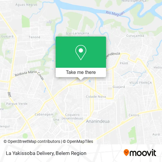 La Yakissoba Delivery map