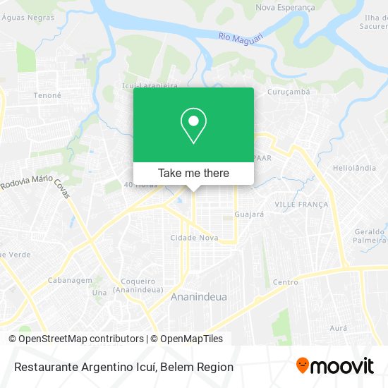 Restaurante Argentino Icuí map