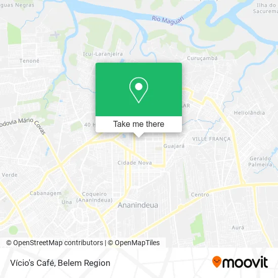 Vício's Café map