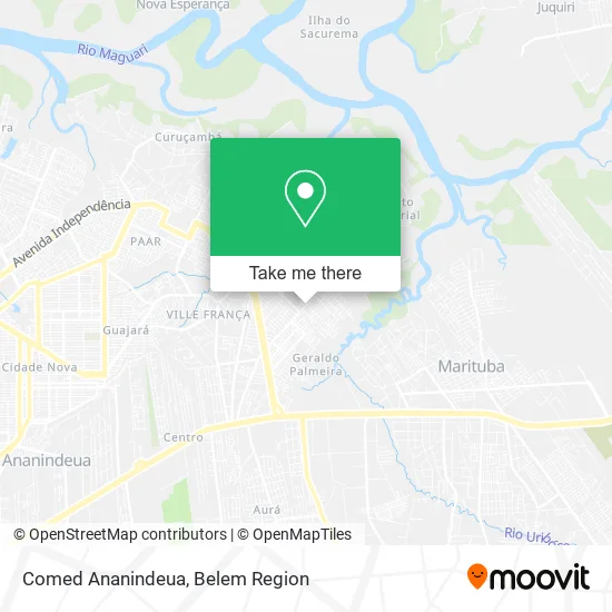 Comed Ananindeua map