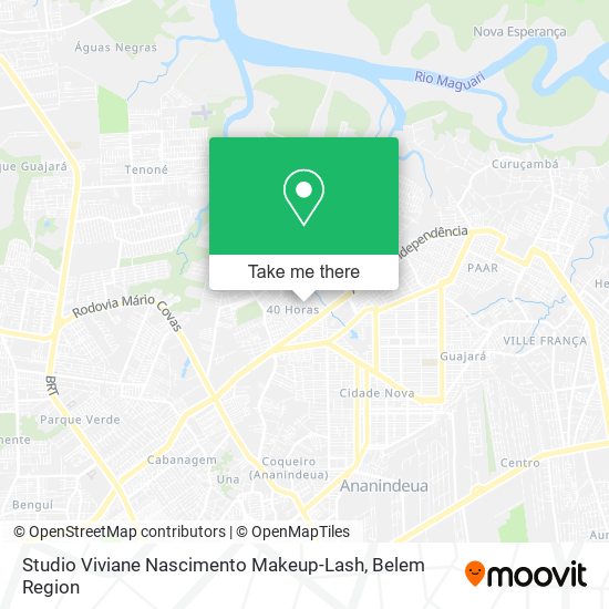 Studio Viviane Nascimento Makeup-Lash map