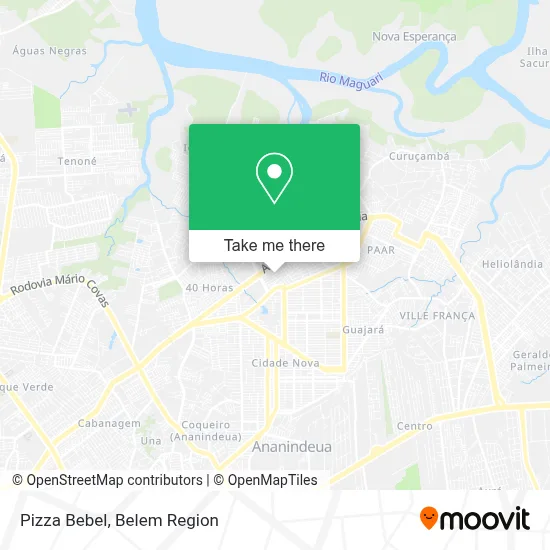 Pizza Bebel map