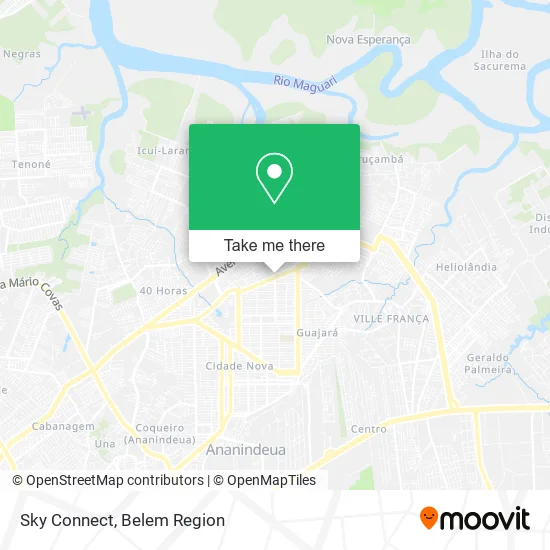 Sky Connect map