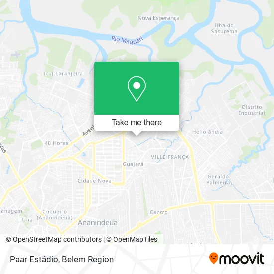 Paar Estádio map