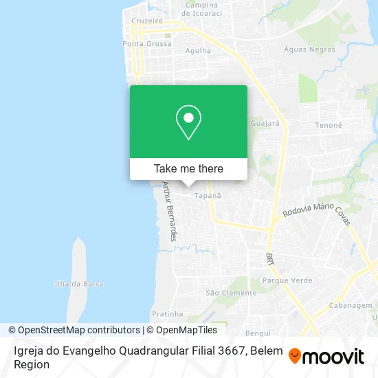 Igreja do Evangelho Quadrangular Filial 3667 map