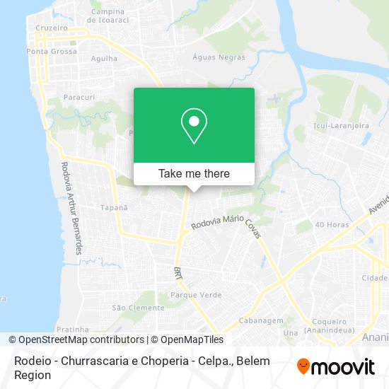 Rodeio - Churrascaria e Choperia - Celpa. map