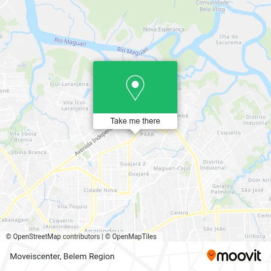 Moveiscenter map