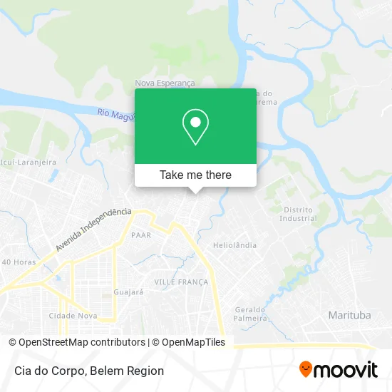Cia do Corpo map