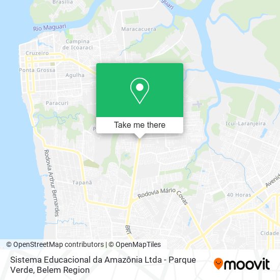 Sistema Educacional da Amazônia Ltda - Parque Verde map